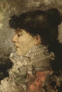 Bernhardt Sarah Prints: Sarah Bernhardt (1844-1923), c1870. Creator: Jules Bastien-Lepage