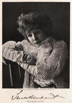 Images Dated 2nd May 2007: Sarah Bernhardt, French actress, 1901.Artist: Art Photogravure Co