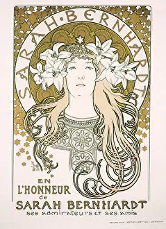 A Mucha Museum Gallery: Sarah Bernhardt as La Princesse Lointaine