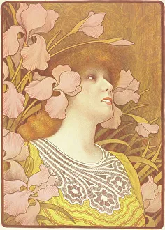 Bernhardt Prints: Sarah Bernhardt as La Princesse Lointaine, 1901. Creator: Berthon, Paul (1872-1909)
