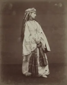 Sarah Bernhardt in Zaire by Voltaire, 1874. Creator: Etienne Carjat (French Sarah Bernhardt in Zaire by Voltaire, 1874. Creator: Etienne Carjat (French