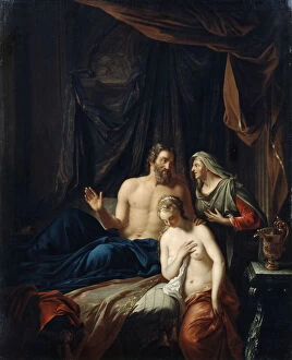 Images Dated 12th September 2005: Sarah Presenting Hagar to Abraham, late 17th / early 18th century. Artist: Adriaen van der Werff