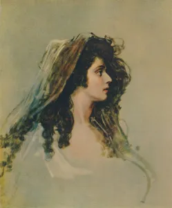 Welsh Prints: Sarah Siddons, (1755-1831), c1785, (1948). Creator: George Romney