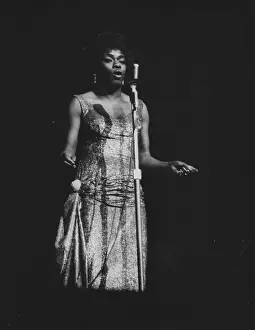 Sarah Vaughan, Count Basie Orchestra, London, 1963. Creator: Brian Foskett