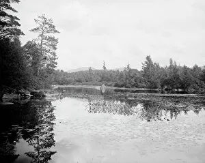 Route Prints: Saranac River below Bartlett's carry