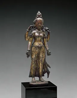 Sarasvati, Goddess of Wisdom, Holding a Book and a Water Pot, 10th century Sarasvati, Goddess of Wisdom, Holding a Book and a Water Pot, 10th century