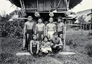 Sarawak: a group of Long Sibatu Kenyah people, c1900. Creator: Unknown