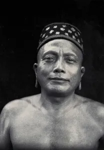 East Malaysia Prints: Sarawak: Tama Bulan, a Kenyah chief, c1900. Creators: Unknown, Tama Bulan