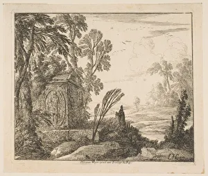Laurent De La Hire Prints: The Sarcophagus, 1640. Creator: Laurent de la Hyre