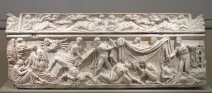 Sarcophagus, c. AD 100-125. Creator: Unknown Sarcophagus, c. AD 100-125. Creator: Unknown