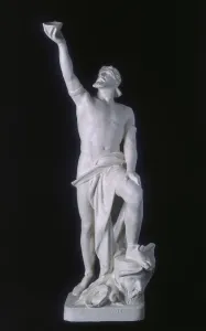 Guildhall Library Art Gallery: Sardanapalus. c1856. Artist: Henry Weekes
