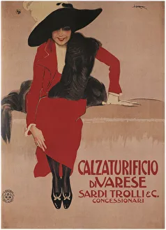 Sardi Trolli Shoes, 1897. Artist: Mataloni, Giovanni (1869-1944) Sardi Trolli Shoes, 1897. Artist: Mataloni, Giovanni (1869-1944)
