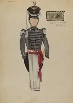 Sargents Dress Uniform, c. 1936. Creator: Jean Gordon