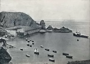 Channel Islands Collection: Sark - Creux Harbour, 1895