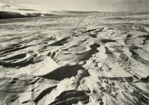 Sastrugi, 21 February 1911, (1913). Artist: Herbert Ponting