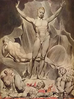 Commanding Gallery: Satan Arousing the Rebel Angels, 1808. Artist: William Blake