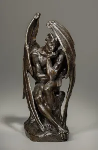 The Devil Prints: Satan Surveying The Fallen Angels, c1790. Creator: Jean-Jacques Feuchere