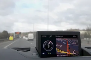 Motorway Prints: Satellite navigation system in Alfa Romeo Giulietta 2011