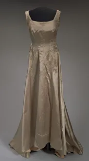 Gowns Prints: Satin gown worn by opera singers Marian Anderson and Denyce Graves