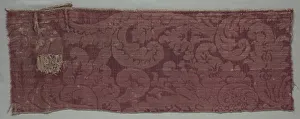 Late 17th Century Prints: Satin Textile, late 1600s. Creator: Unknown