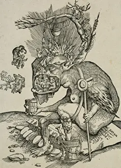 Sinner Prints: Satire of Indulgence, before 1536. Creator: Gerung, Matthias (1500-1568/70)