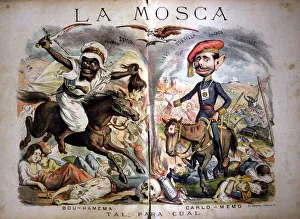Satirical caricatures of the situation in Morocco and the Carlist War, Tal para Cual