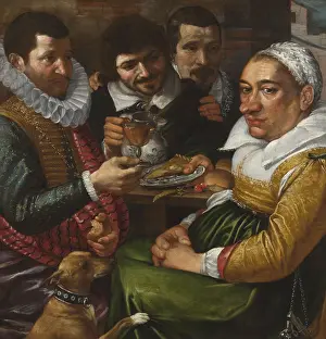 Unhappy Prints: Satirical Genre Scene, 1st half of 17th century. Creator: Unknown