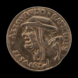 Satirical Head of a Cardinal [reverse], c. 1540. Creator: Unknown
