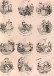 Philipon Prints: Twelve Satirical Vignettes (Le Charivari, December 10, 1832), December 1, 1832