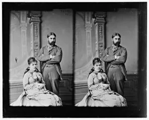 Cravat Gallery: Satoris, Mr. & Mrs. (Nellie Grant), between 1865 and 1880. Creator: Unknown