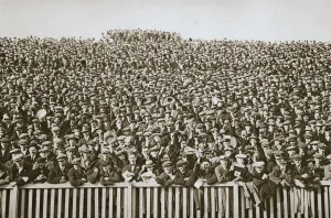 Saturday Prints: Saturday football crowd, 20th century
