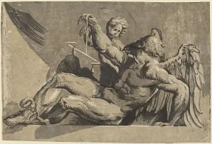 Saturn Prints: Saturn, 1525/1530. Creator: Giuseppe Nicola Rossigliani