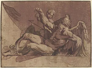 Saturn, 1525/1530. Creator: Giuseppe Nicola Rossigliani