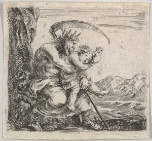 Saturn, from Game of Mythology (Jeu de la Mythologie), 1644