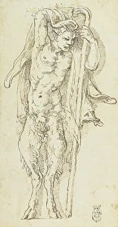 A Satyr, 1527. Creator: Giulio Romano