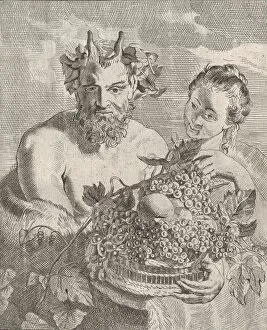 Cornelis Gallery: Satyr and Bacchante, ca. 1650-67. Creator: Cornelis van Poelenburgh