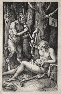 Early 16th Century Prints: The Satyr Family, 1505. Creator: Albrecht Dürer (German, 1471-1528)