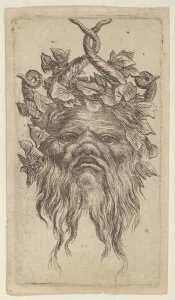 Satyr Mask with Hooked Horns and an Ivy Wreath, from Divers Masques, ca. 1635-45 Satyr Mask with Hooked Horns and an Ivy Wreath, from Divers Masques, ca. 1635-45