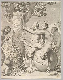 Half Man Prints: Satyrs, before 1645. Creator: Claude Mellan