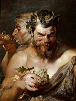 Rubens Collection: Two Satyrs, c. 1617-1618. Creator: Rubens, Pieter Paul (1577-1640)