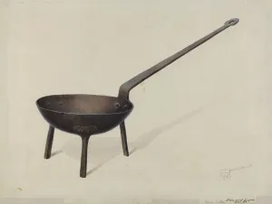 Edward L Loper Prints: Sauce Pan, c. 1937. Creator: Edward L Loper