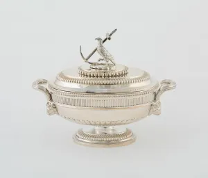 Samuel Hood Prints: Sauce Tureen and Cover from the Hood Service, England, 1807 / 08. Creator: Paul Storr