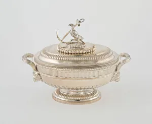 Sauce Tureen and Cover from the Hood Service, England, 1807 / 08. Creator: Paul Storr