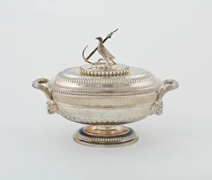 Sauce Tureen and Cover from the Hood Service, England, 1807 / 08. Creator: Paul Storr