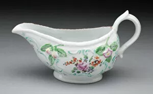 Derby Porcelain Manufactory England Gallery: Sauceboat, Derby, 1760 / 70. Creator: Derby Porcelain Manufactory England