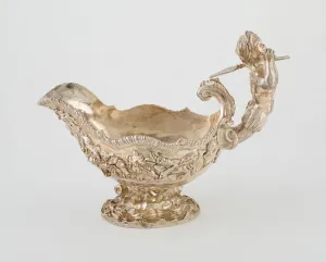 Aquatic Prints: Sauceboat, London, 1745 / 46. Creator: Peter Archambo