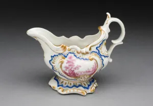 Plymouth Devon England Prints: Sauceboat, Plymouth, City of, c. 1770. Creator: Plymouth Porcelain Factory