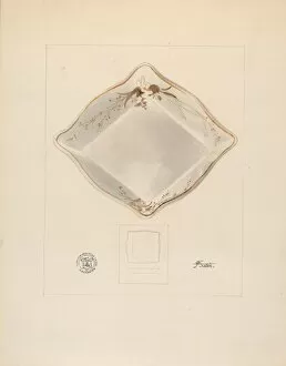 Period Collection: Saucer, c. 1937. Creator: Joseph Sudek