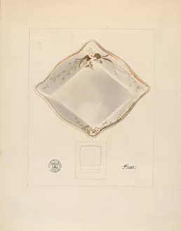 Period Collection: Saucer, c. 1937. Creator: Joseph Sudek