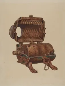 Sausage Gallery: Sausage Grinder, c. 1937. Creator: Edward L Loper